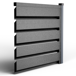 Оградно пано Ромб Про - цвят Черен Hi mat 9005