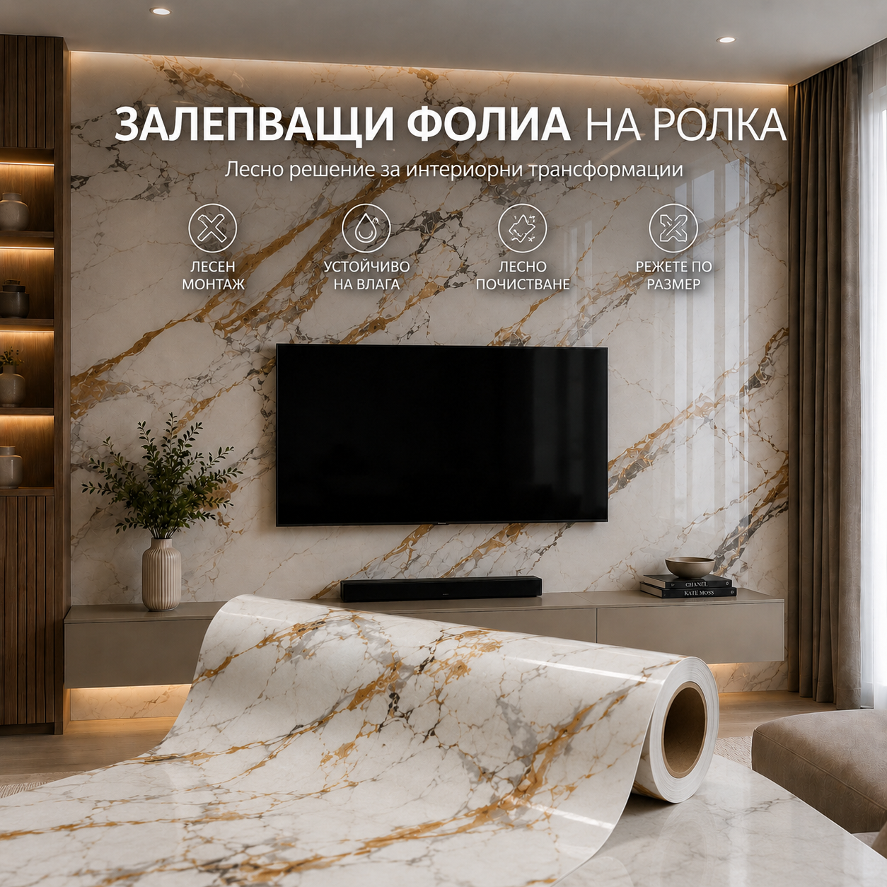 Декоративно самозалепващо фолио